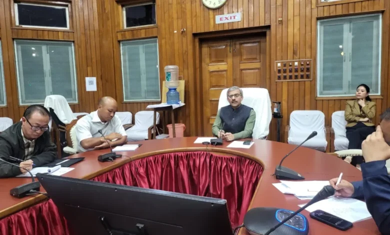 Manipur: Chief Secretary reviews health infra in hill districts