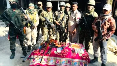 Manipur: Security forces seize huge arms cache in Kangpokpi