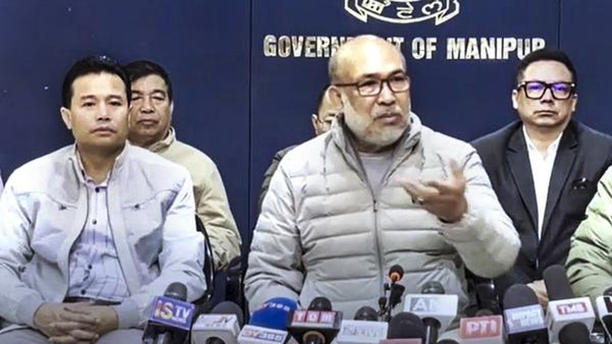 The community-wise division took place due to the present situation... I will not allow this to happen in future, said the Manipur Chief Minister. File photo | Photo Credit: PTI