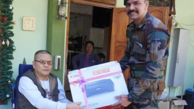 Mizoram: Assam Rifles Donates Computer and Printer