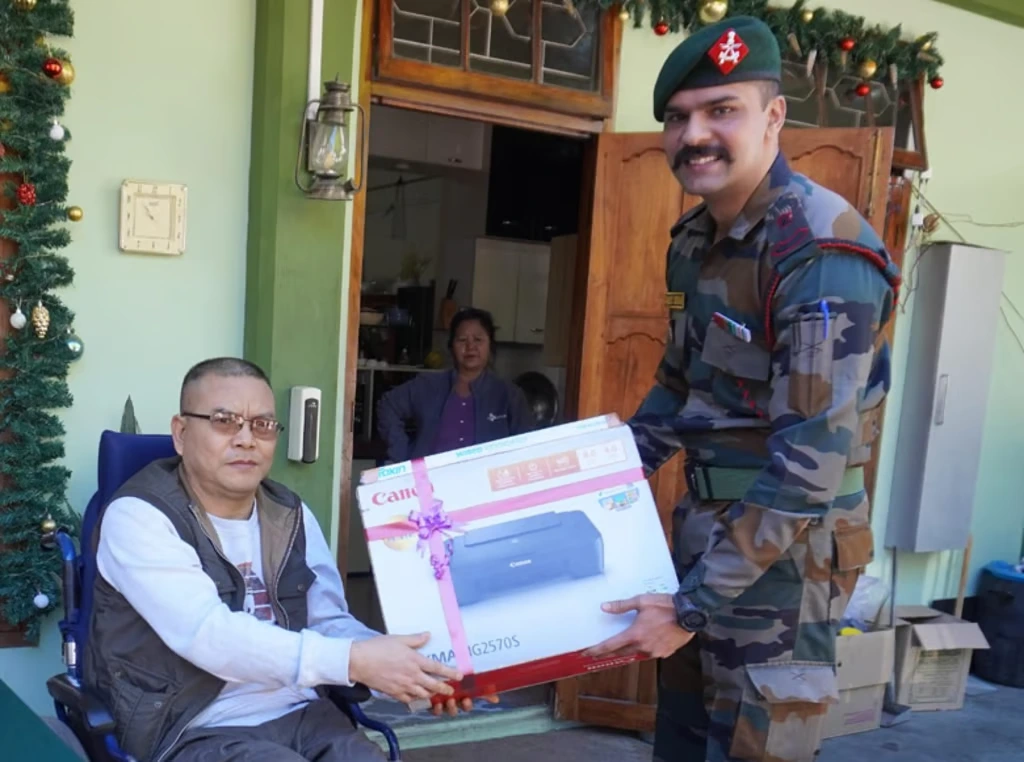 Mizoram: Assam Rifles Donates Computer and Printer