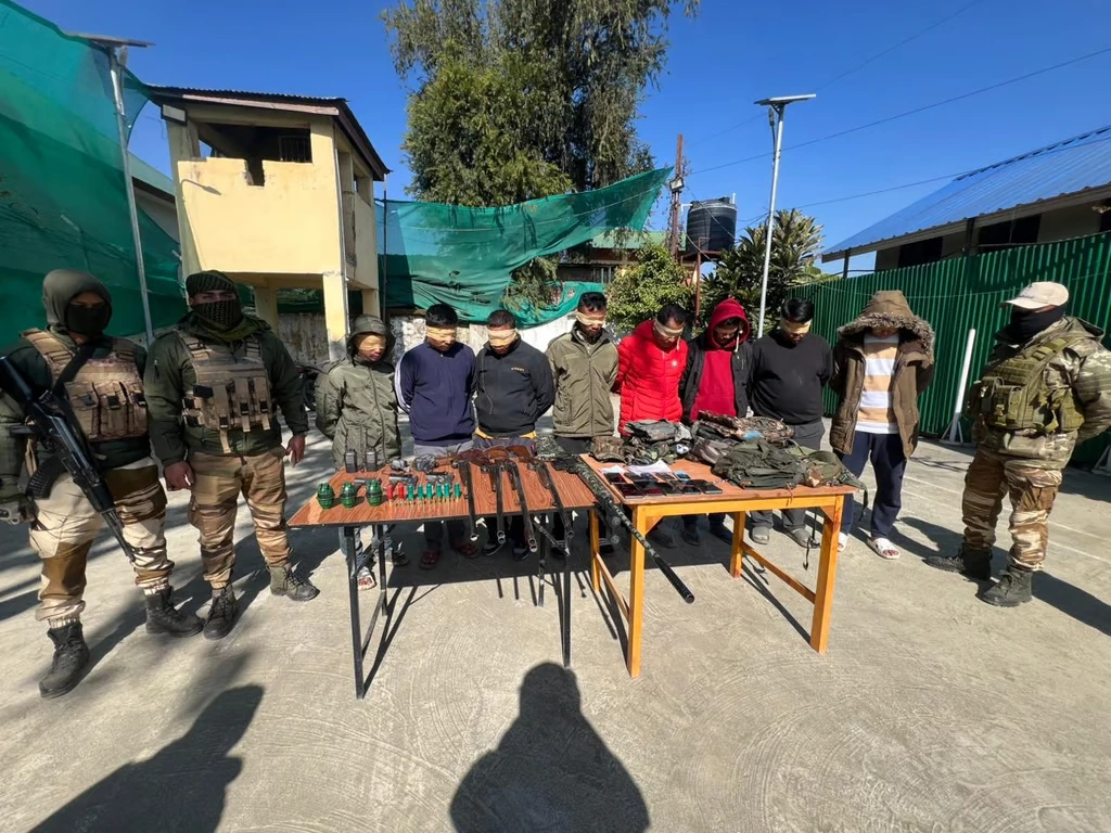 Manipur: Seven Militants Arrested In Kakching District, Weapons And Explosives Seized