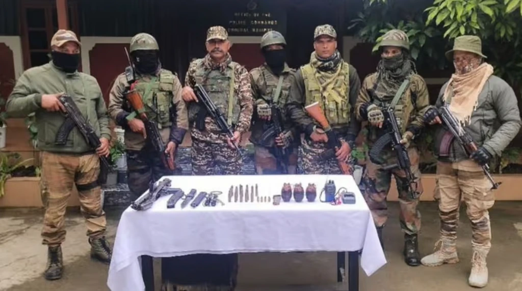 Home Live Blog Breaking News Top Headlines Cities NE News Sentinel Media Sports Education Jobs Manipur News Manipur: Arms Cache Recovered In Thoubal As Security Forces Intensify Patrols