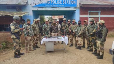 Three Militants Were Apprehended in Manipur, and Weapons Were Recovered