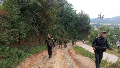 Manipur: Villagers Protest to Stop Central Forces from Leaving Uyok Hills