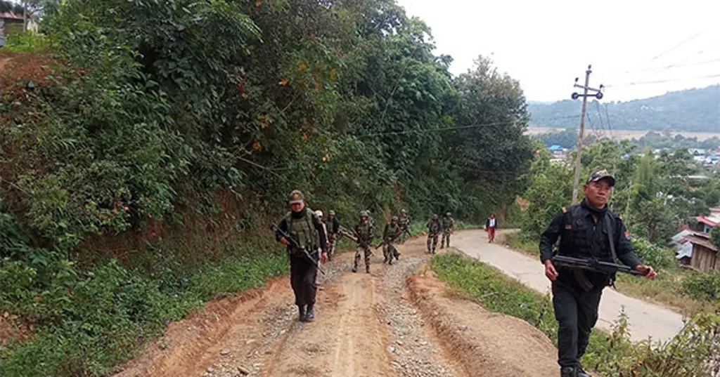 Manipur: Villagers Protest to Stop Central Forces from Leaving Uyok Hills