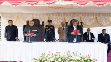 Gen V.K Singh (Retd) takes oath as 25th Governor of Mizoram