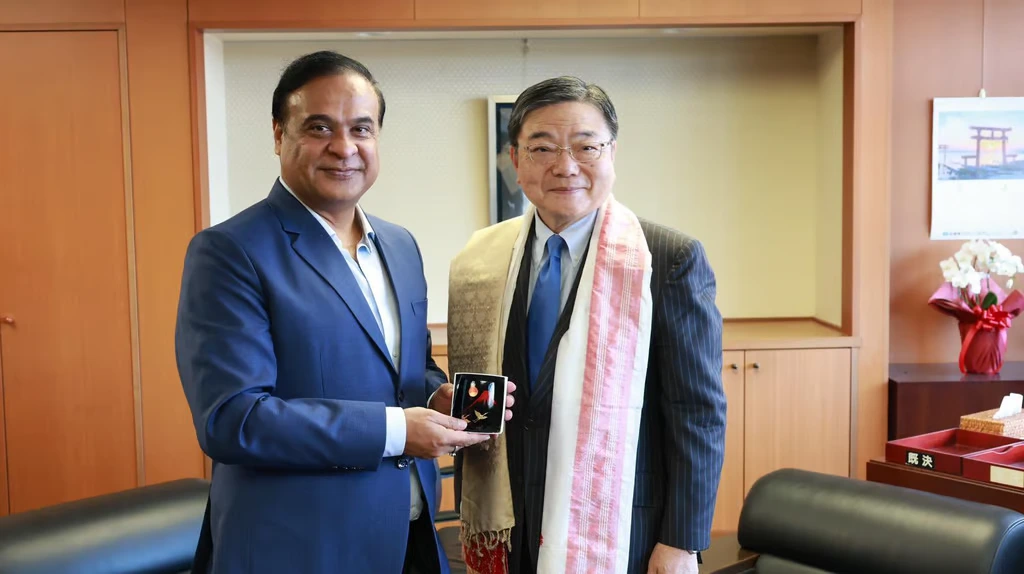 Assam Chief Minister Himanta Biswa Sarma Meets With Japan’s Tourism Minister to Discuss Tourism Opportunities